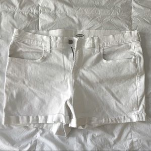 Old Navy White Jean Shorts size 16